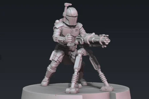 Mandalorian Heavy Gunner — Star Wars 3D model