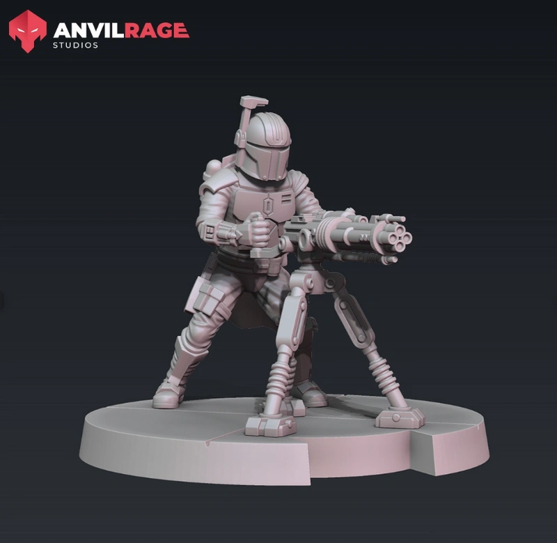 Mandalorian Heavy Gunner — Star Wars 3D model