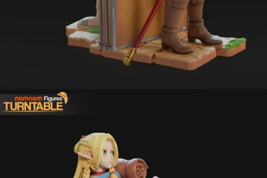 Marcille — Delicious in Dungeon 3D model