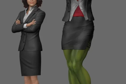She-Hulk — Marvel 3D model
