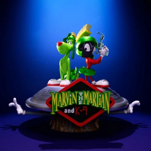 Marvin and K-9 — Looney Tunes 3D model