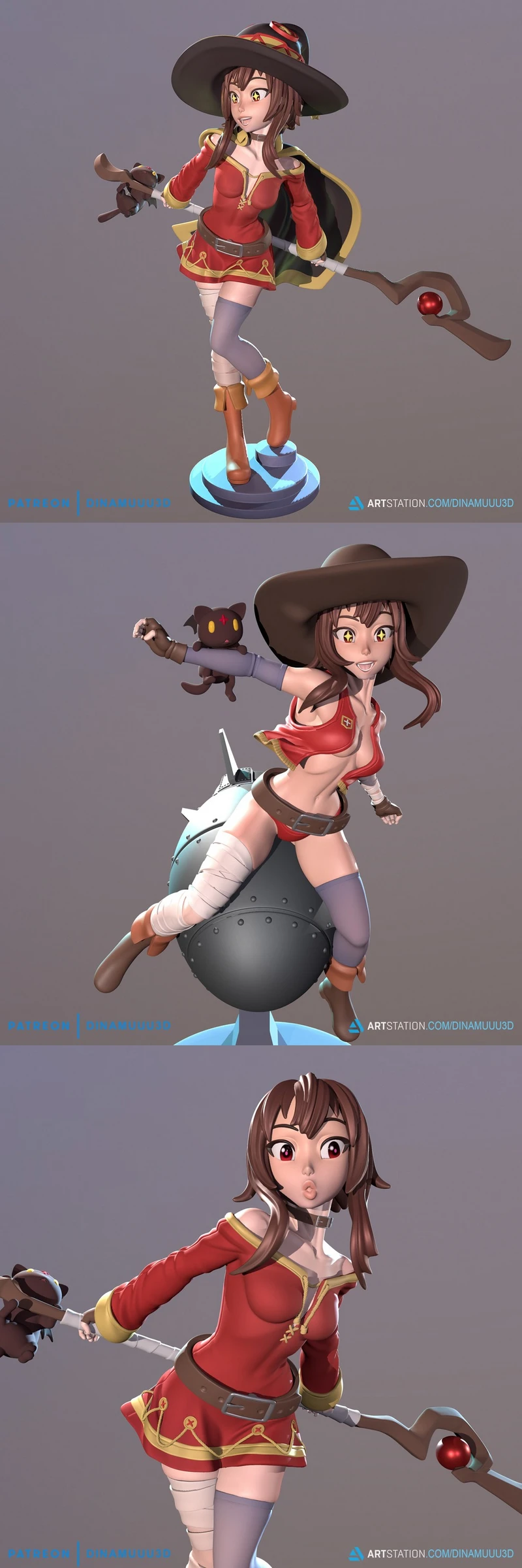 Megumin — KonoSuba 3D model