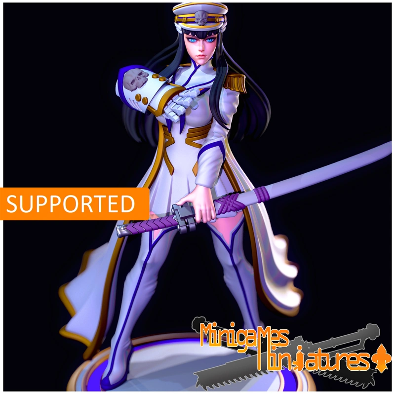 Satsuki Commissar — Kill la Kill 3D model