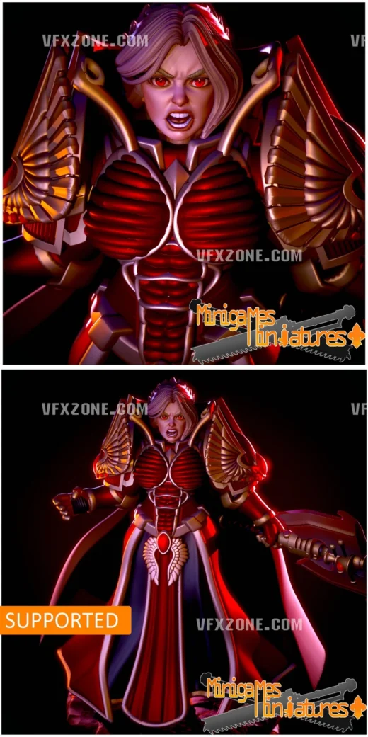 Lady of Death — Original Fantasy 3D model