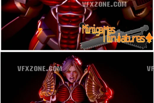 Lady of Death — Original Fantasy 3D model