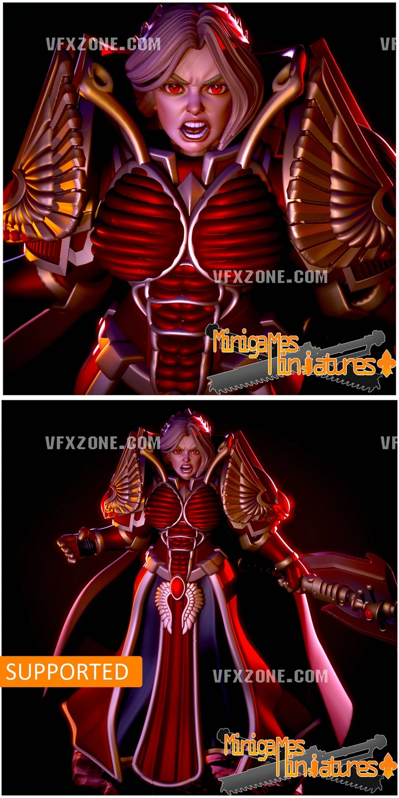 Lady of Death — Original Fantasy 3D model