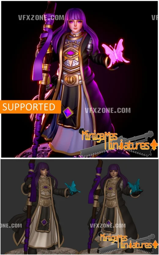 Voidwitch Fern — Frieren: Beyond Journey's End 3D model