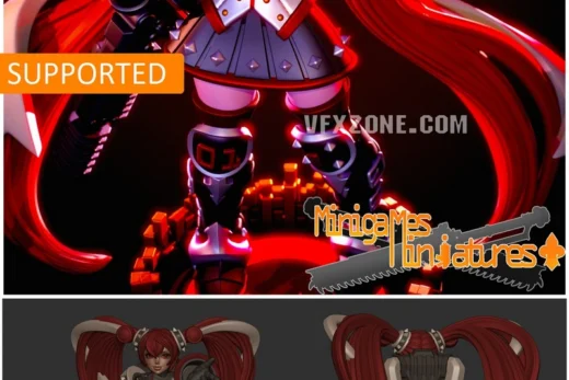Vocaloid Sister — Vocaloid 3D model
