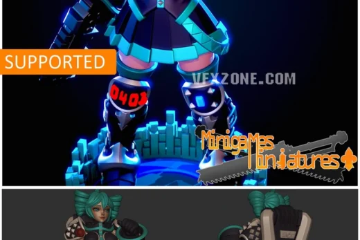 Vocaloid Sister — Vocaloid 3D model