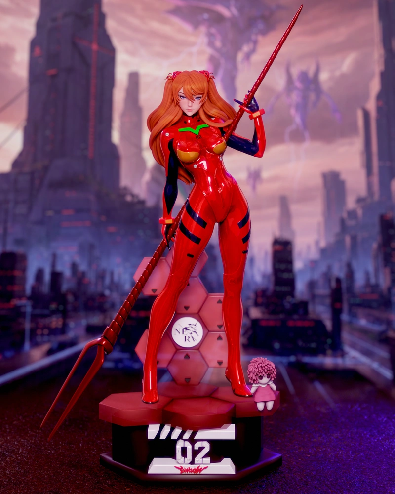 Asuka Langley — Evangelion 3D model