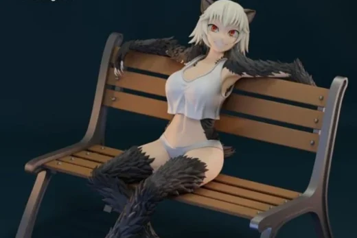 Hitomi Uzaki — Killing Bites 3D model