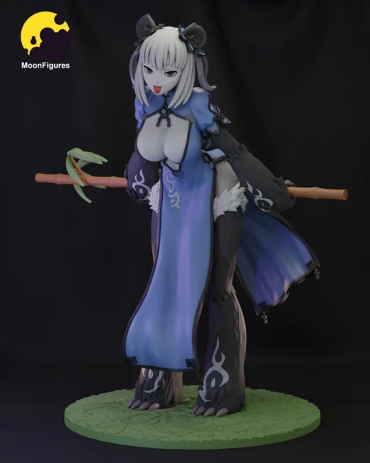 Ren Xiongmao — Original Character 3D model