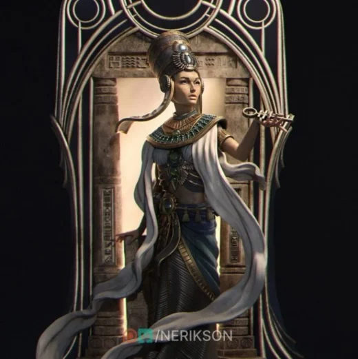 The Hierophant — Tarot Arcana 3D model