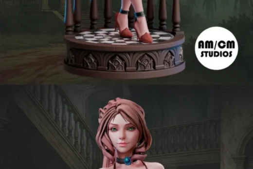 Nina Reaper — Original Character 3D model