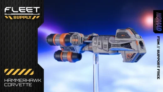 Hammerhawk Corvette — Original Design 3D model