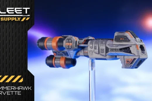 Hammerhawk Corvette — Original Design 3D model