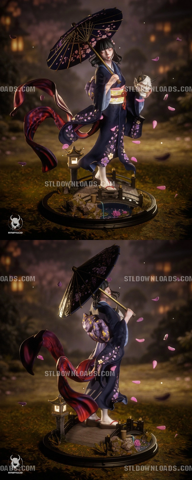 Hannya Maiden — Original Character 3D model