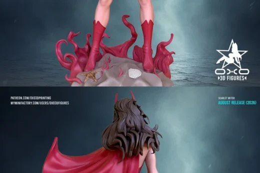 Scarlet Witch — Marvel 3D model