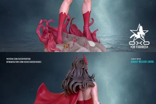 Scarlet Witch — Marvel 3D model