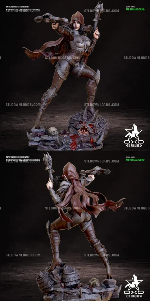 Demon Hunter — Diablo 3D model