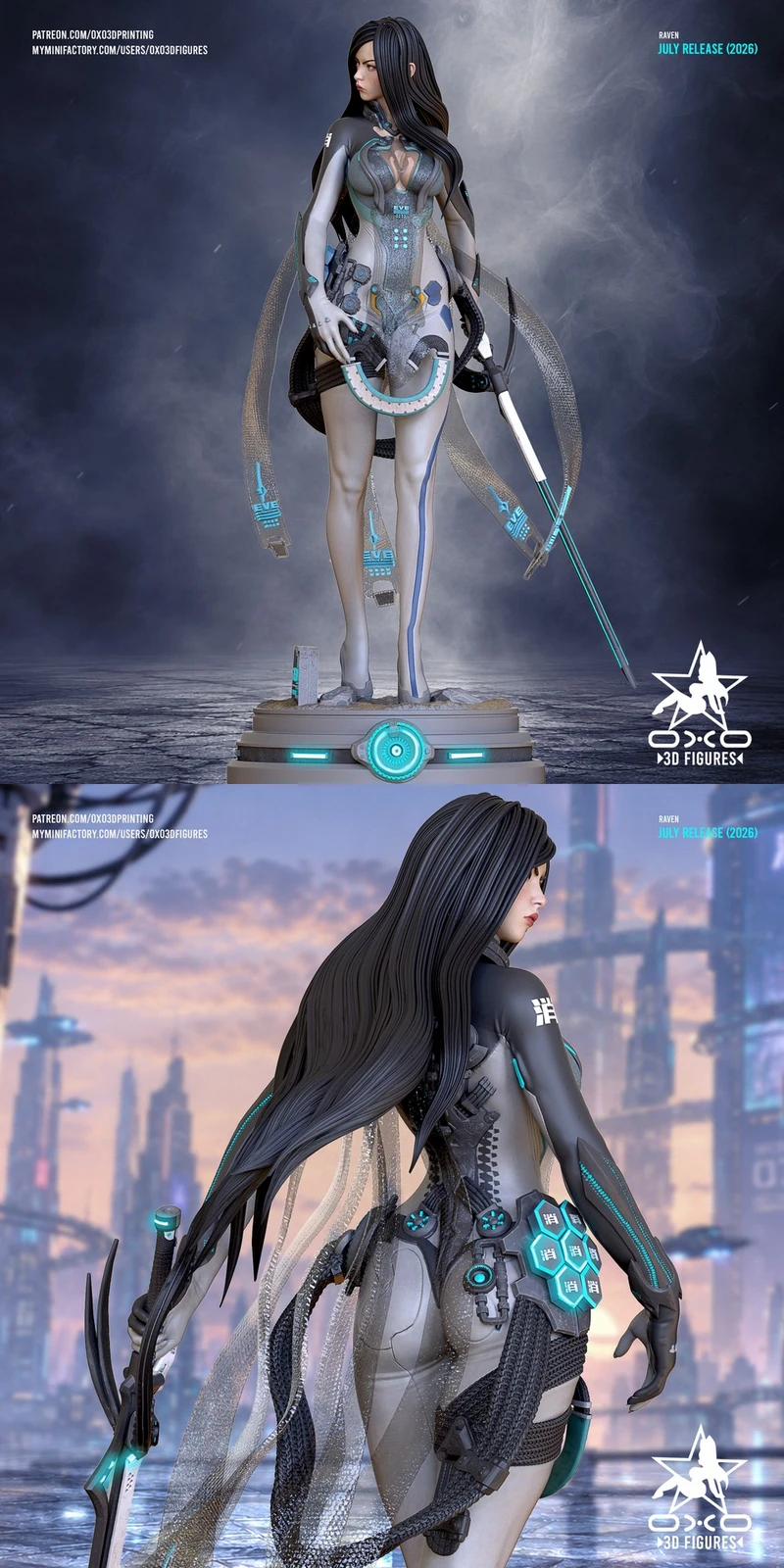 Raven — DC Comics 3D model