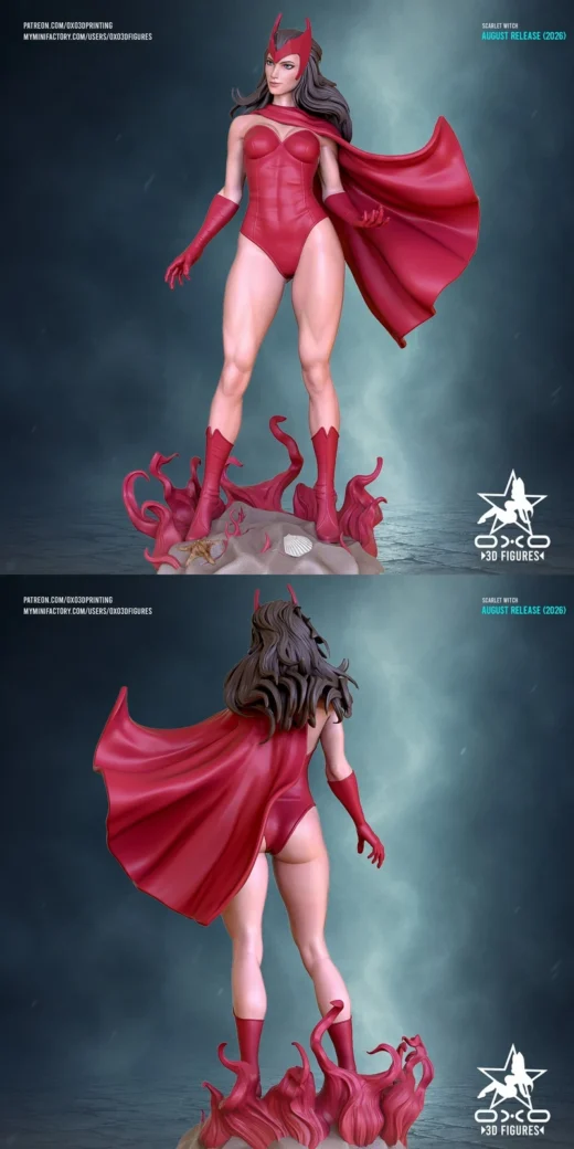 Scarlet Witch — Marvel 3D model