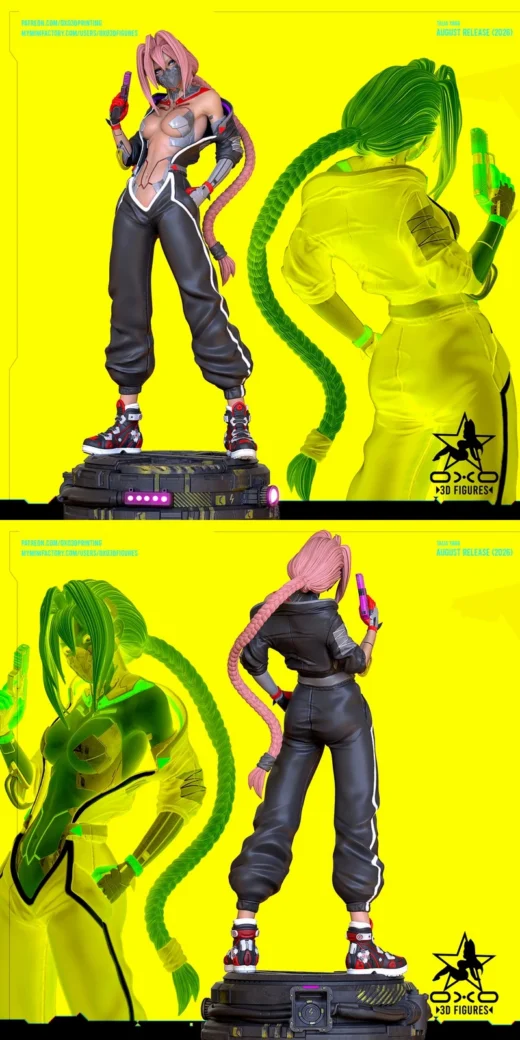 Talia Yang — Cyberpunk 3D model