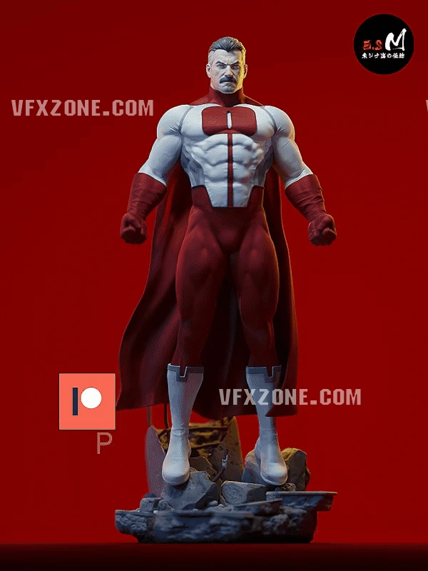 Omni-Man — Invincible 3D model