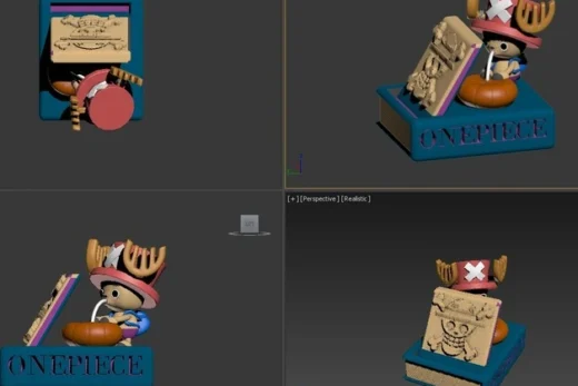 Tony Tony Chopper Phone Stand — One Piece 3D model