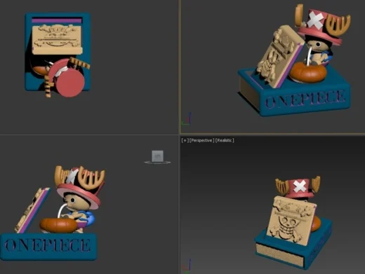 Tony Tony Chopper Phone Stand — One Piece 3D model