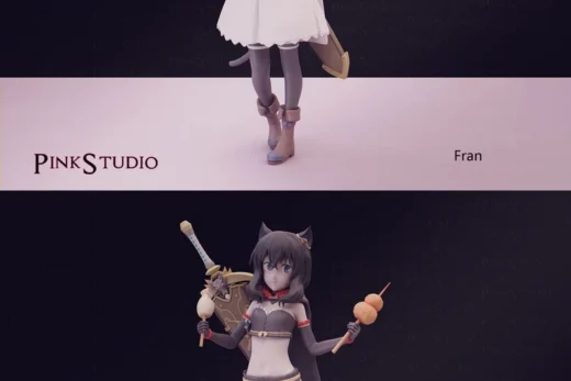 Fran — Final Fantasy XII 3D model