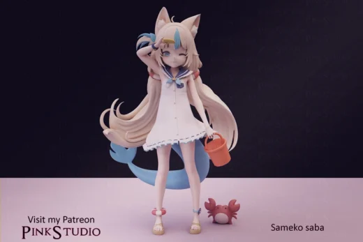 Sameko Saba — Hololive 3D model