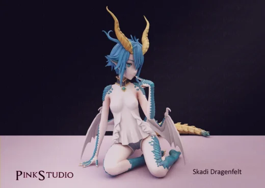 Skadi Dragenfelt — Monster Girl Doctor 3D model