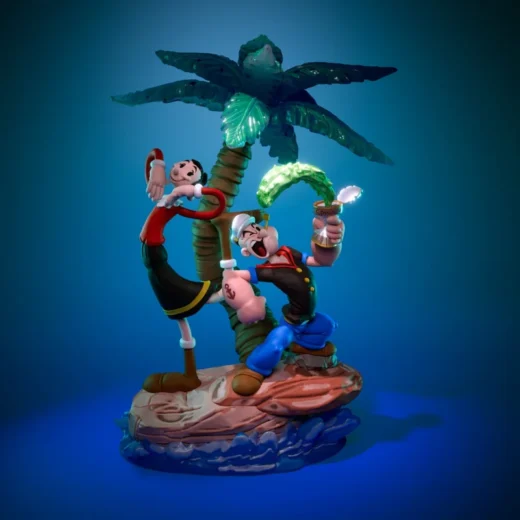 Popeye and Olive Oyl — Popeye 3D model