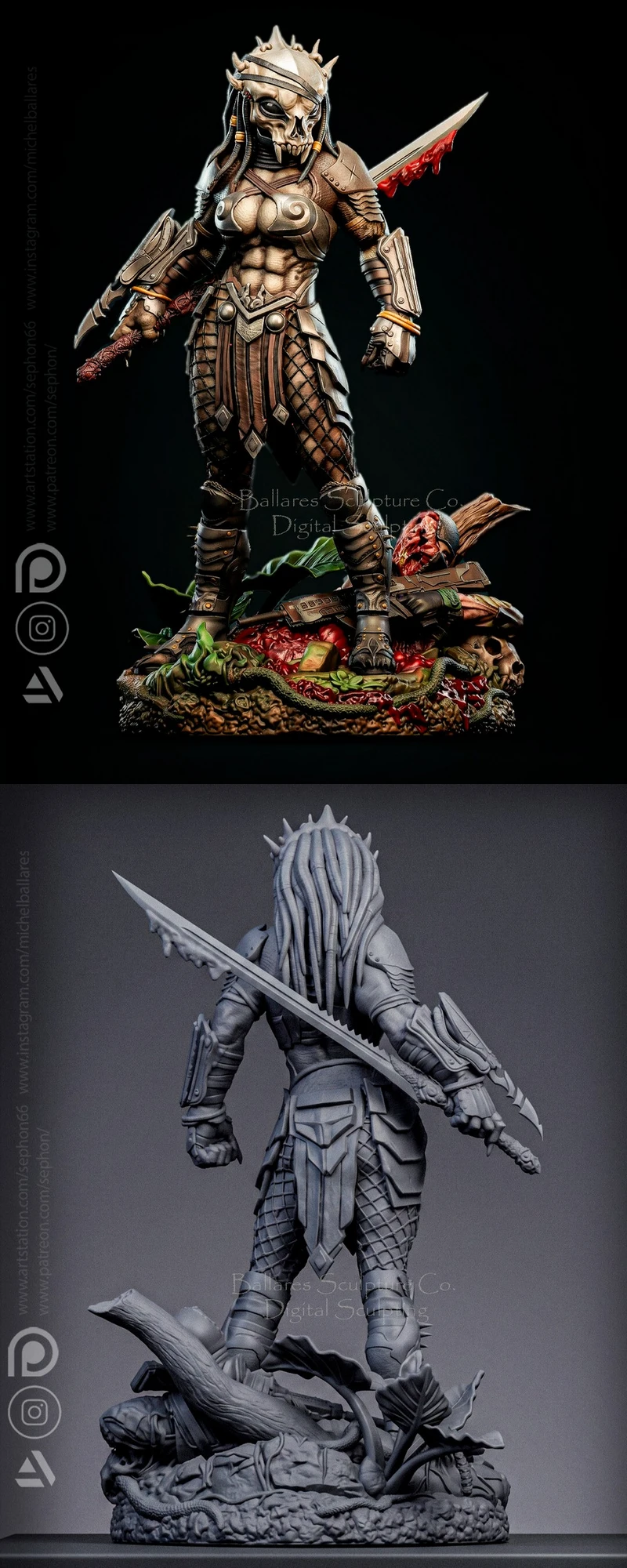 Female Predator — Predator 3D model