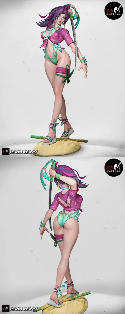 Psylocke Summer P1 — Marvel 3D model