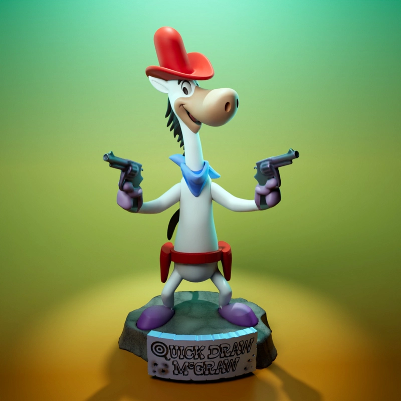 Quick Draw McGraw — Quick Draw McGraw 3D model
