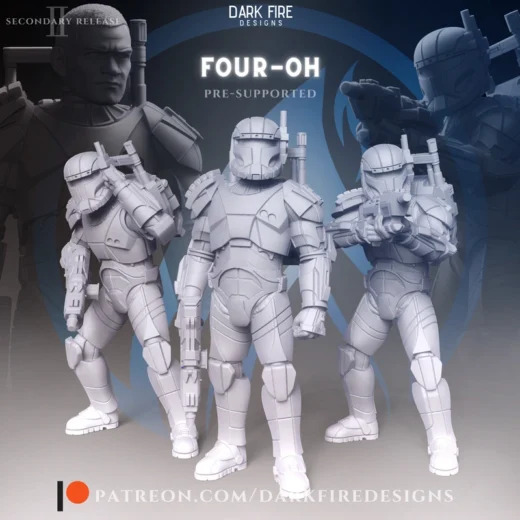 RC-1140 Four-Oh Fixer — Star Wars 3D model