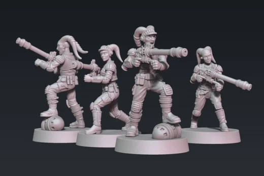 Rebel Trooper Twi'lek Heavy — Star Wars 3D model