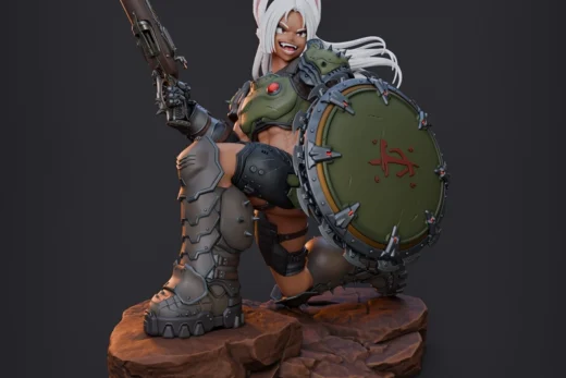 Mirko x Doom Slayer — My Hero Academia / DOOM 3D model