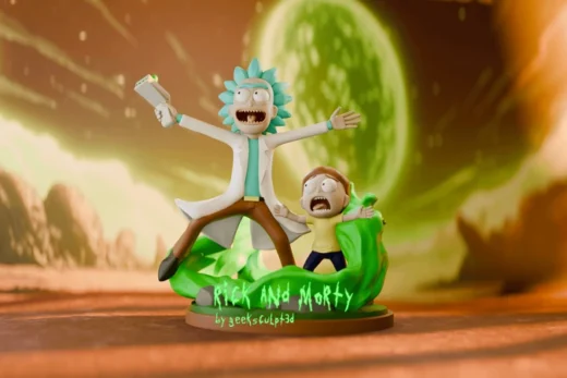 Rick and Morty — Rick and Morty 3D model