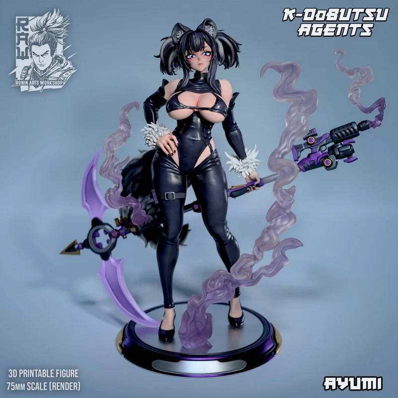 Skunkgirl Chloe — Original Character 3D model