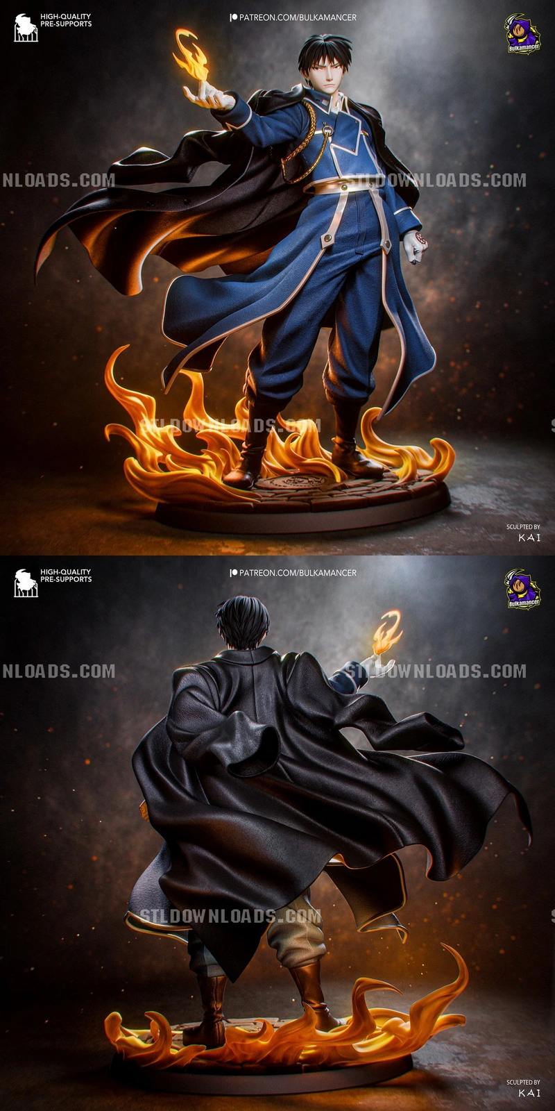 Roy Mustang — Fullmetal Alchemist 3D model