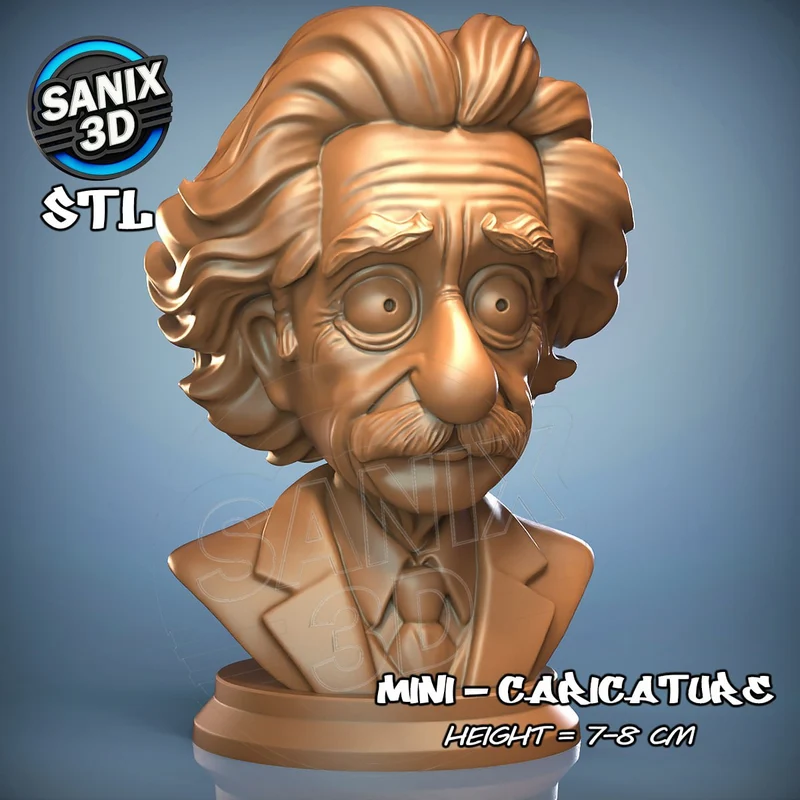 Albert Einstein — Historical Figure 3D model