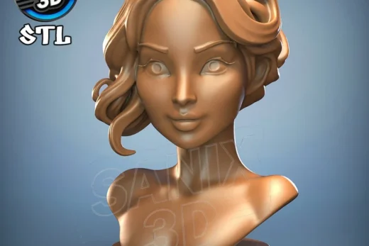 Jennifer Lawrence — Celebrity 3D model