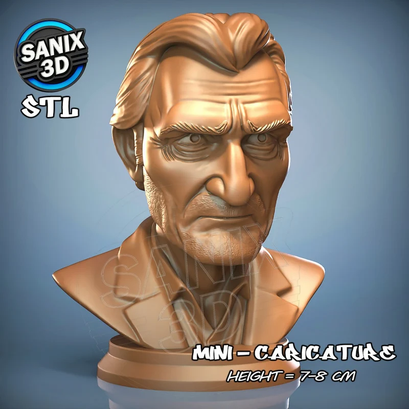 Liam Neeson — Celebrity 3D model