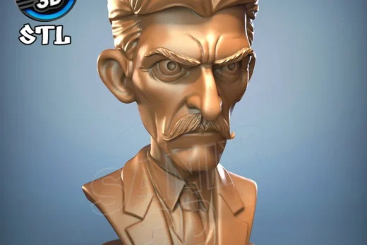 Nikola Tesla — Historical Figure 3D model