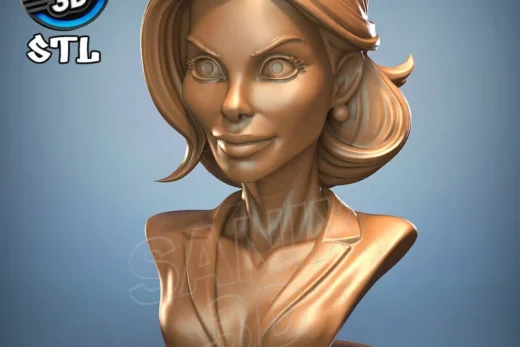 Sandra Bullock — Celebrity 3D model
