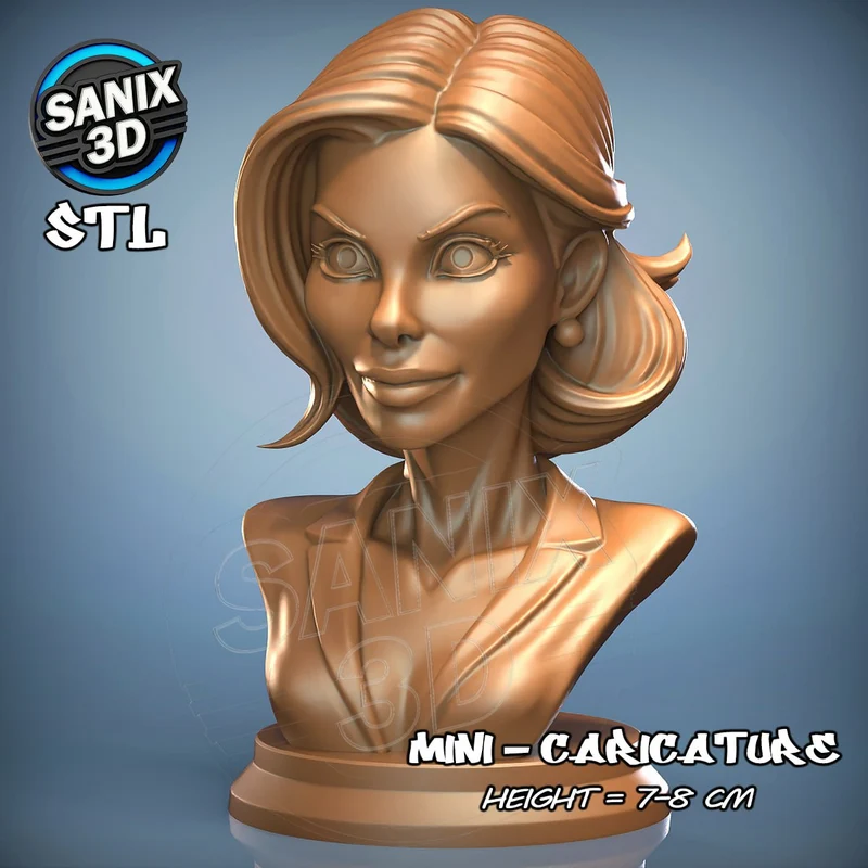Sandra Bullock — Celebrity 3D model
