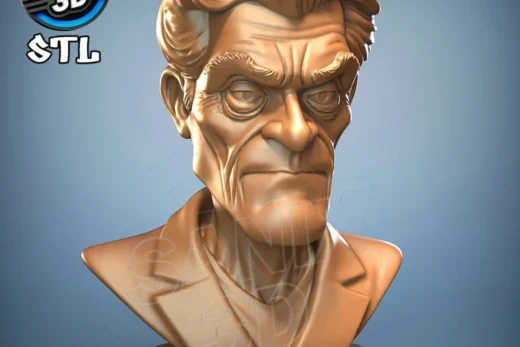 Willem Dafoe — Celebrity 3D model